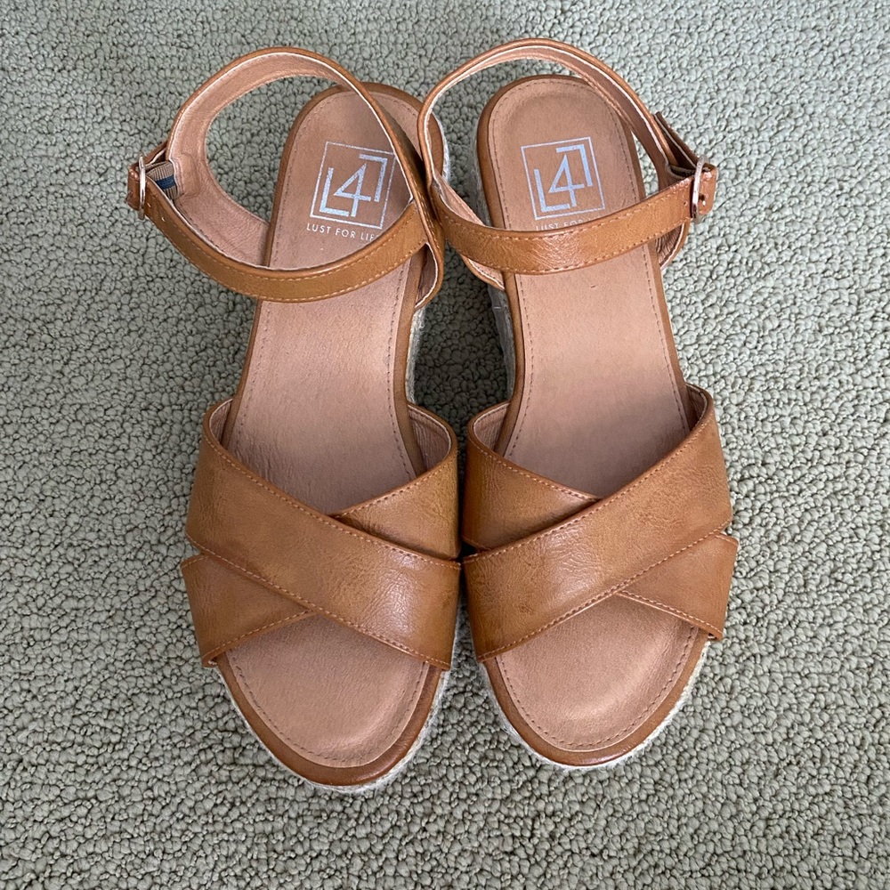 Cute Lust for life platform Sandals